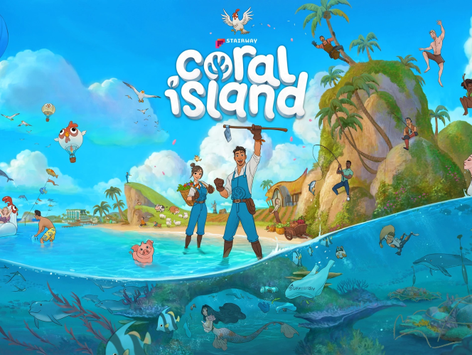 
					Coral Island Similar to Harvestmoon Made in Indonesia